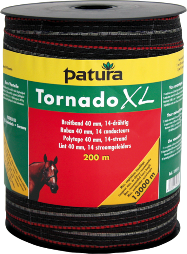 Tornado XL lint 40mm bruin, 200m rol