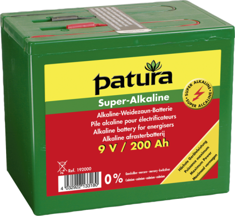 Super Alkaline batterij 9 V / 200 ah