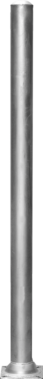 Paal d=102 mm,L= 2,43 m, rvsincl.anti-twist