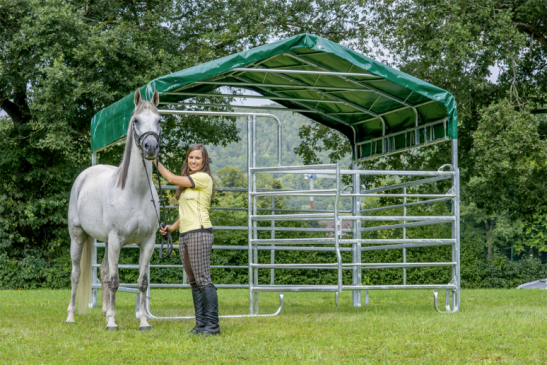 Paneeldak met dekzeil 6,00 m x 3,60 mzonder panelen