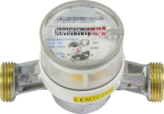 Watermeter,voor 3/4"duimRondleiding met 1 " aansluiting