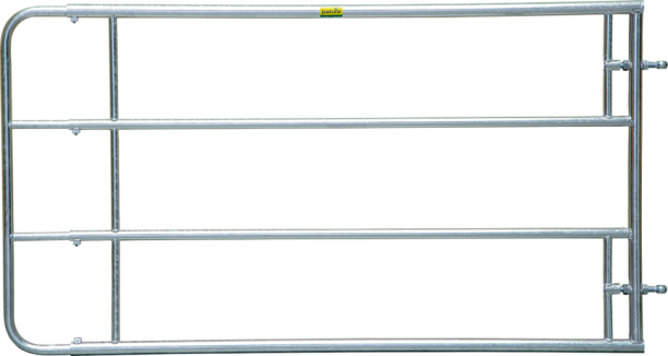 Verstelbaar Weiderasterpoort paarden1,10m hoogte, lengte 2,00-3,00  m,
vierrijig, incl. monatgeonderdelen