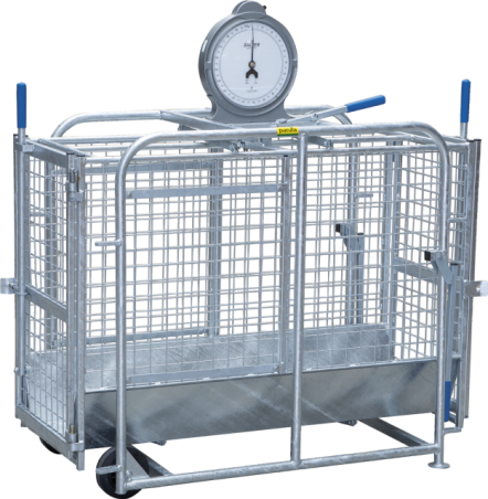 Mechanische weegschaal voor schapenen kalveren,verzink
incl. trekweegschaal