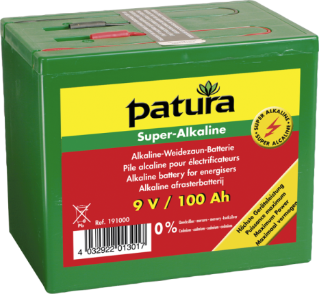 Super alkaline batterij 9V/120Ah