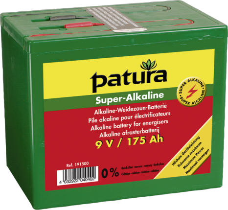 Super alkaline batterij 9V/160Ah